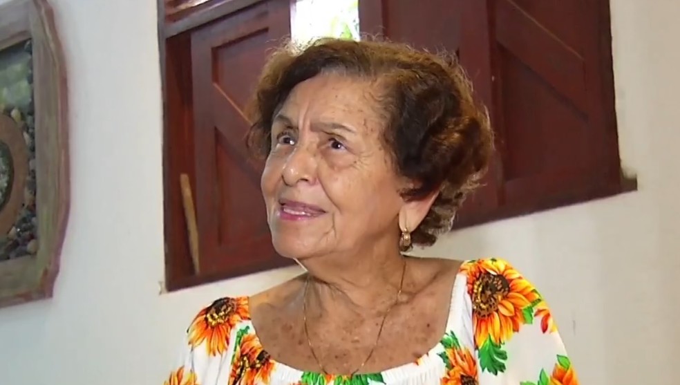 Eduarda Mendes, de 83 anos, espera por duas cirurgias — Foto: Reprodução/Inter TV Cabugi