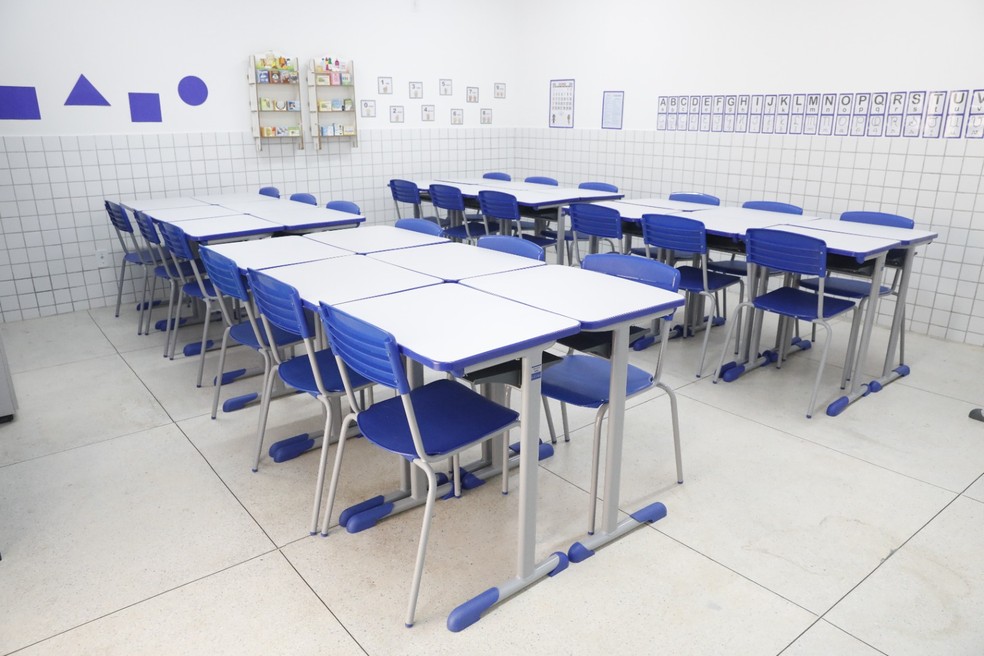 Escola Estadual Hegésippo Reis,  em Natal — Foto: Carmem Felix