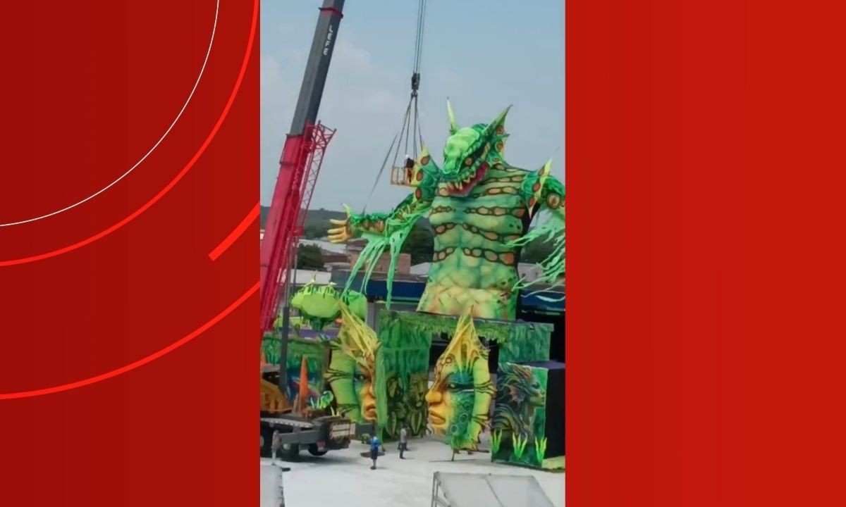 Trabalhador morre após cair de 12 metros durante montagem de alegoria do Festival de Cirandas de Manacapuru