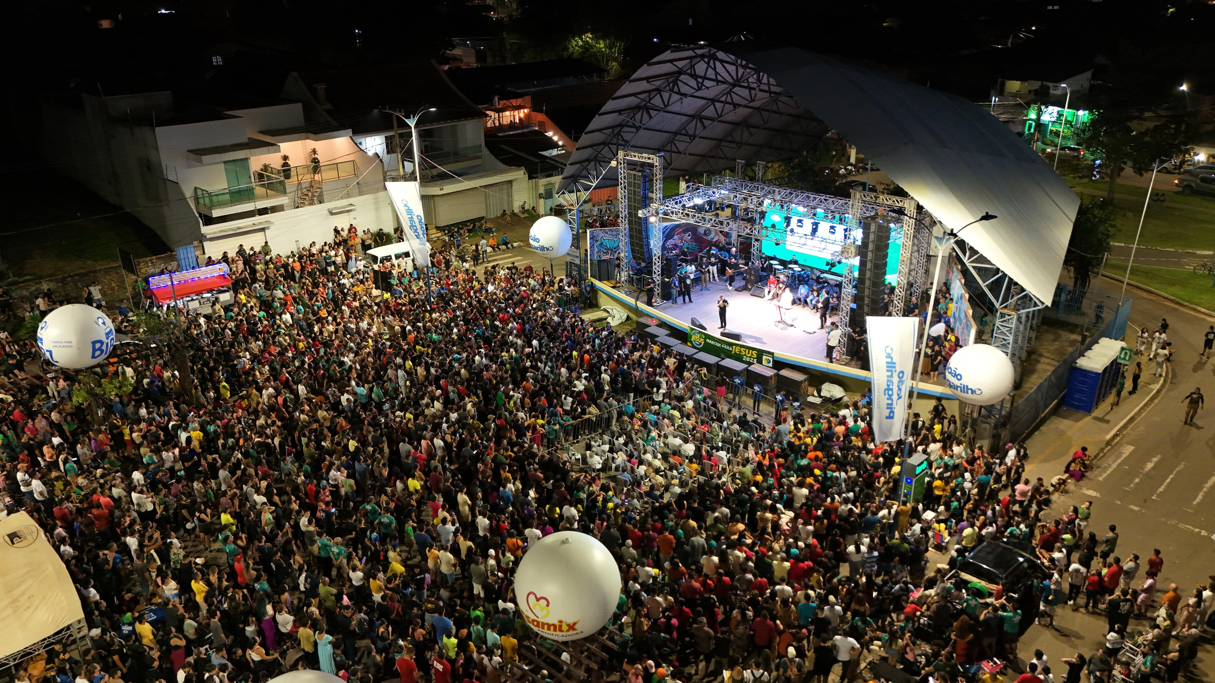 Marcha para Jesus 2025 reúne milhares de pessoas em Santarém