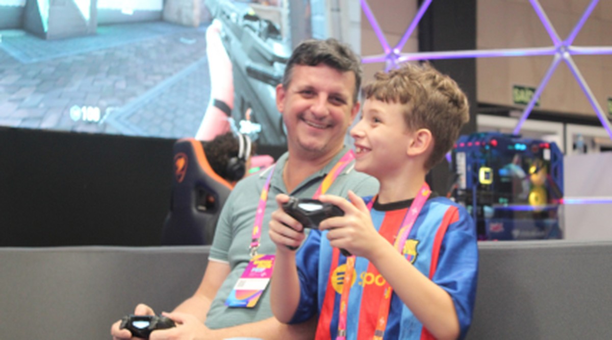 Arena Games proporciona experiências para pais e filhos