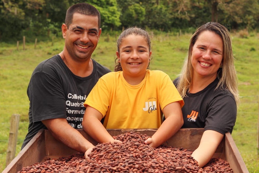 Ju Arléo foi criada após menina pedir máquina para fazer chocolates — Foto: Arquivo Pessoal