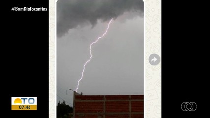 Telespectador compartilha registro do céu de Palmas no Tô no BDT