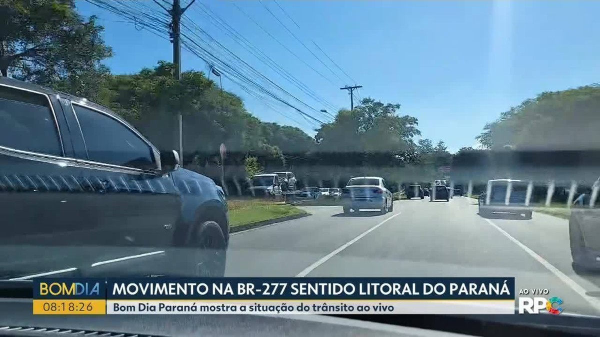 Veja o movimento nas principais rodovias do Paraná nesta sexta (22 ...