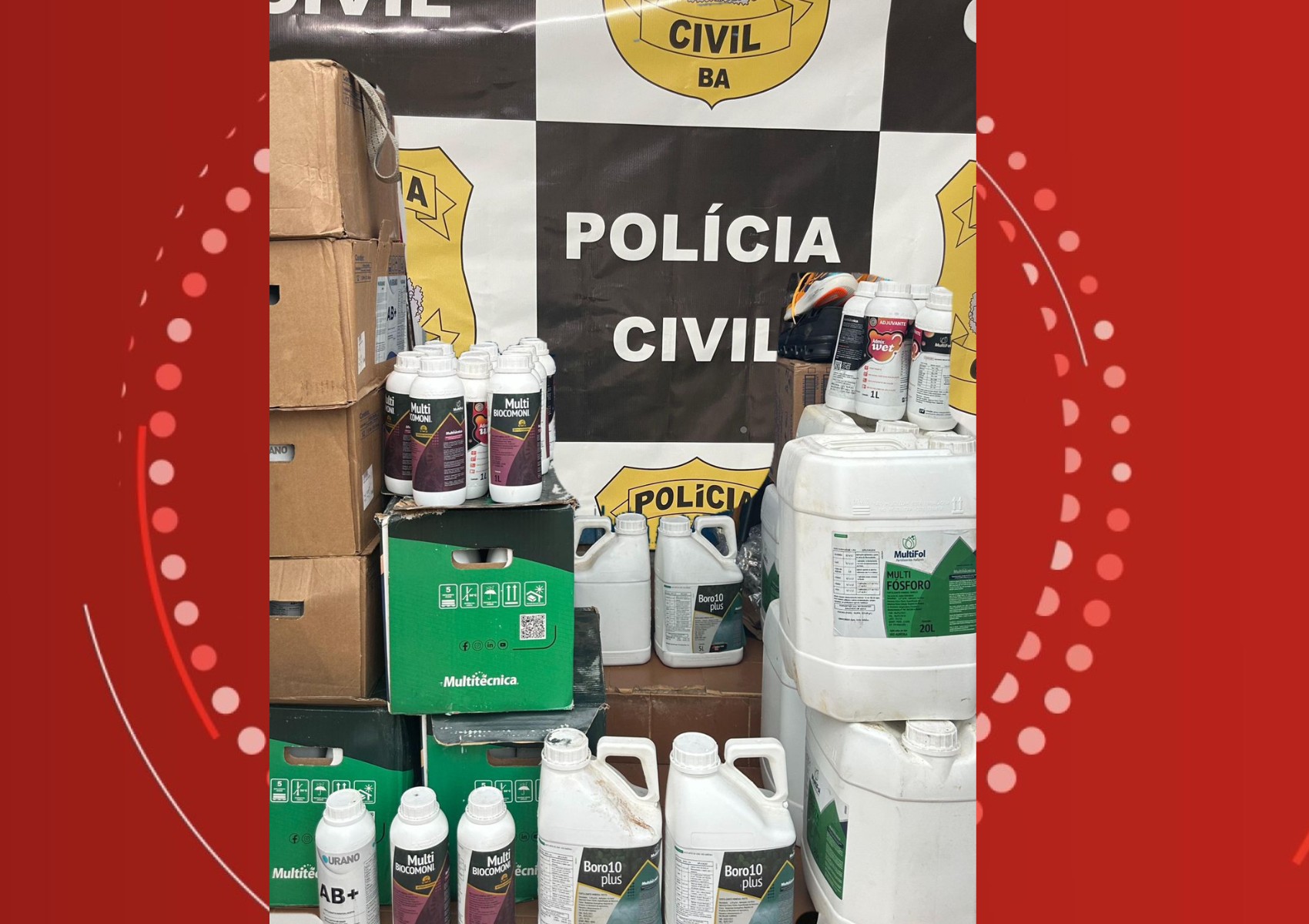 Dezoito pessoas são presas suspeitas de roubar e furtar cargas no sudoeste da Bahia 
