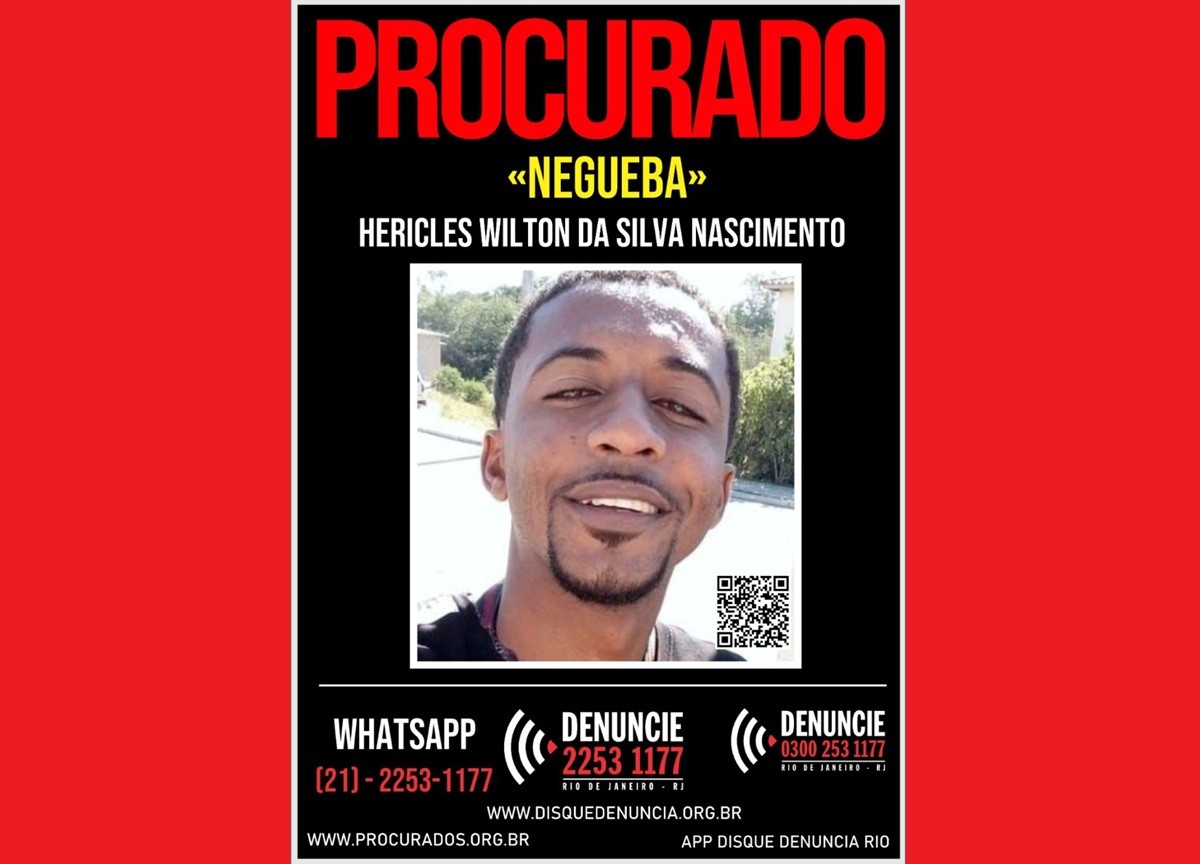 Homem foragido há dois anos, condenado por homicídio em Cabo Frio, é procurado pelo Disque Denúncia