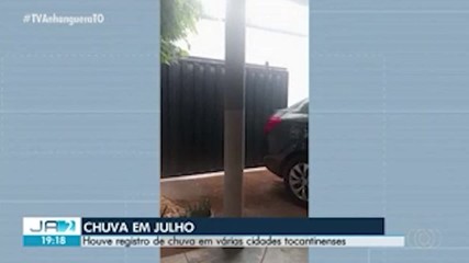 Chuvas fora de época atingem várias cidades do Tocantins