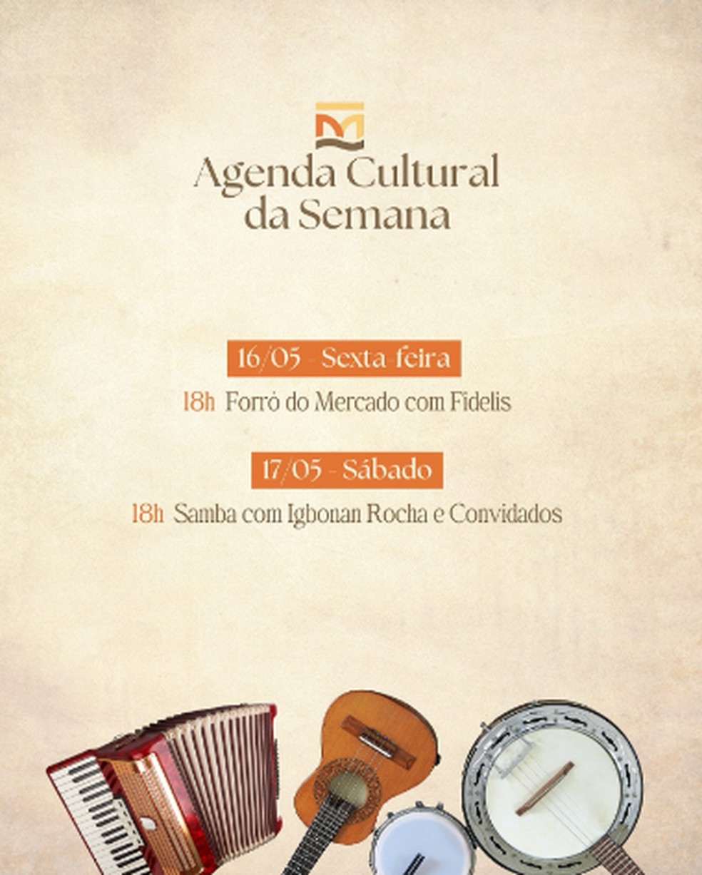 Agenda cultural, g1 Alagoas, mercado das artes — Foto: Reprodução