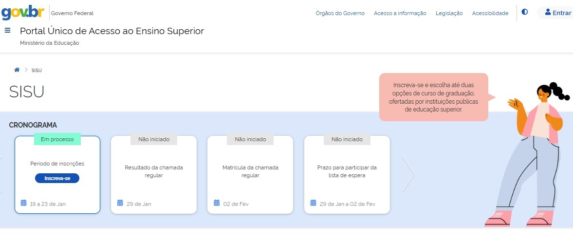 IFNMG e Unimontes oferecem mais de 900 vagas pelo Sistema de Seleção Unificada; veja como se inscrever