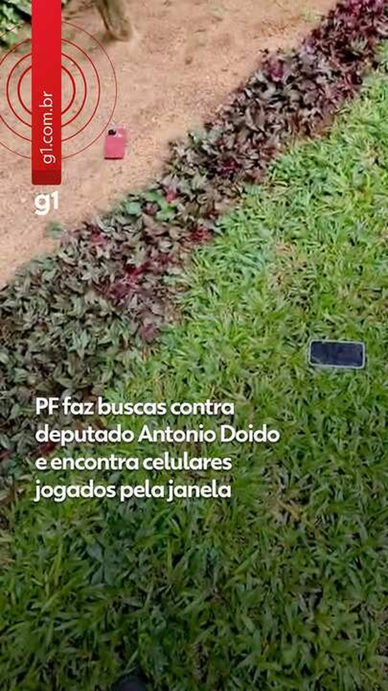 VÍDEO: PF faz buscas contra deputado Antonio Doido e encontra celulares jogados pela janela