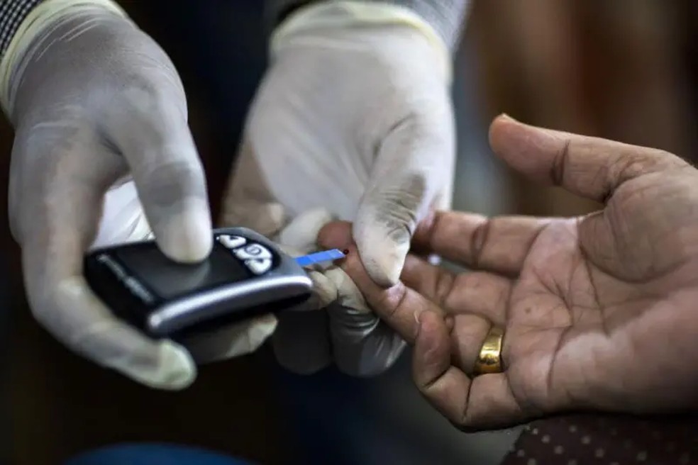 Há mais de 77 milhões de pessoas com diabetes tipo 2 na Índia — Foto: Prashanth Vishwanathan/Bloomberg via Getty Images
