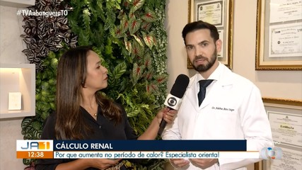 Cálculo renal aumenta no período de calor, explica especialista