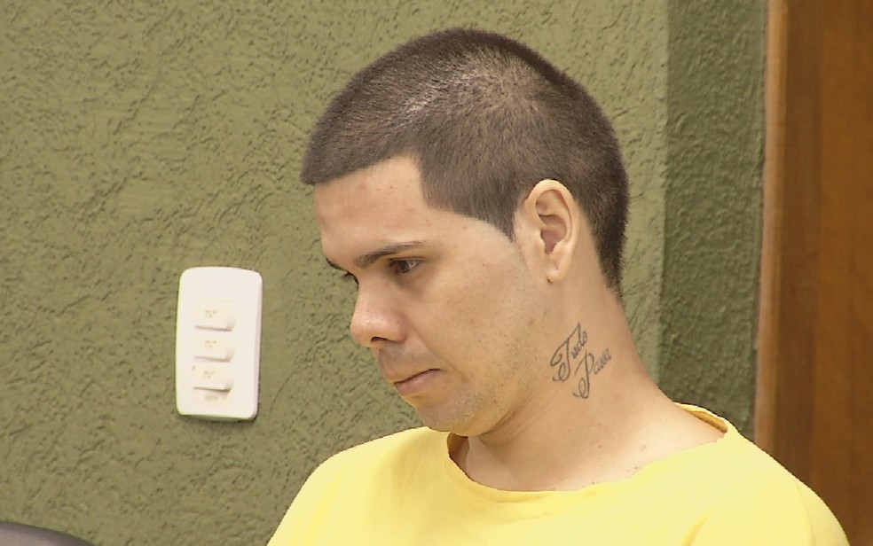 Daniel dos Santos Maranhão Sobrinho, condenado por matar líder quilombola — Foto: Reprodução/TV Anhanguera