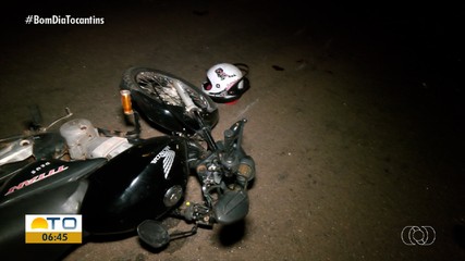 Motociclista ferido após bater em carro parado na TO-010, em Palmas