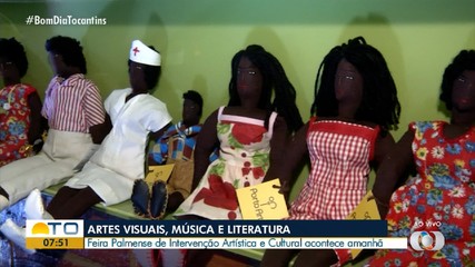 Feira palmense de intervenção artística e cultural será realizada neste sábado (28)