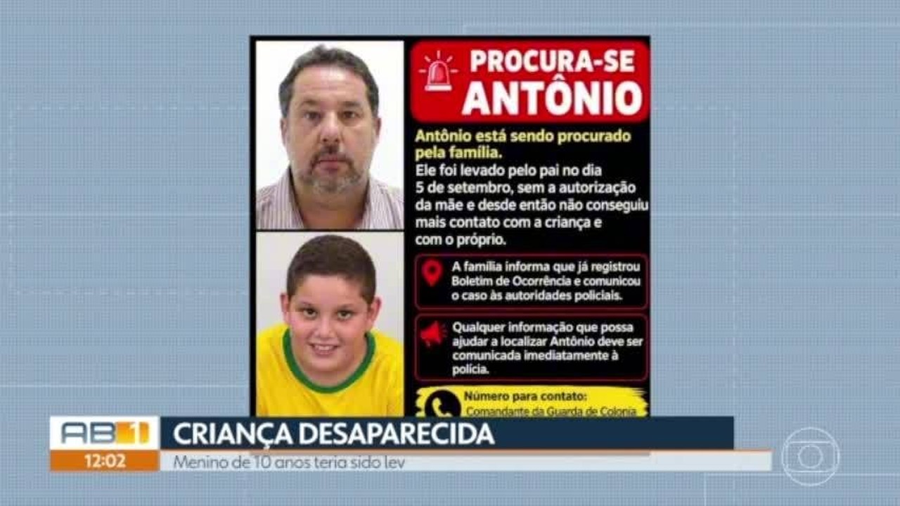 Menino de 10 anos levado pelo pai sem autorização da mãe em Alagoas é encontrado em Sergipe