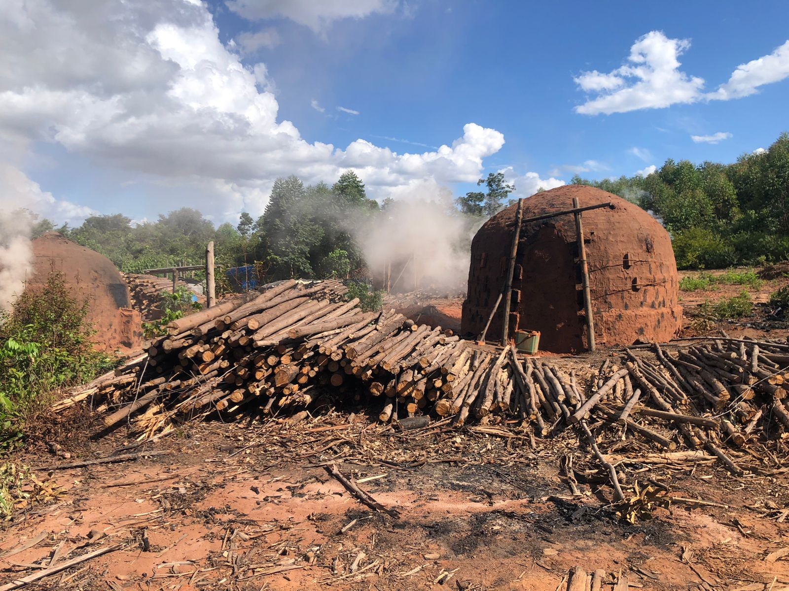 Corpo é encontrado queimando dentro de forno de carvoaria em MG