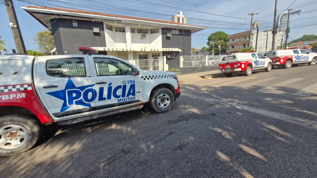 Homem é preso pela Polícia Militar em Santarém após ferir irmão com gargalo de garrafa