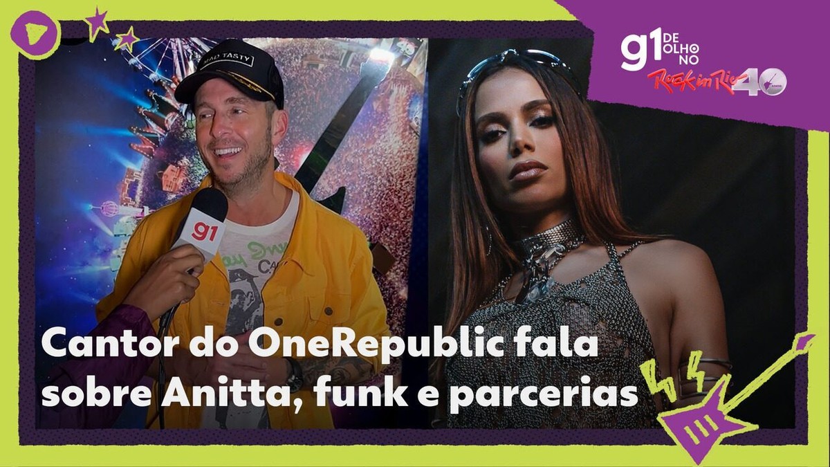 Ryan Tedder, da OneRepublic, elogia nova fase de Anitta e diz que é seu 'fã até morrer'