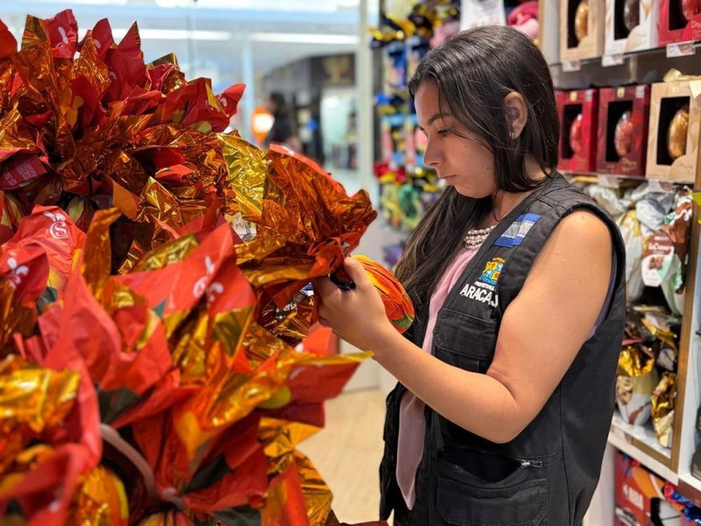 Procon divulga lista de pesquisa de preço de produtos da Páscoa em Aracaju. — Foto: Procon Aracaju