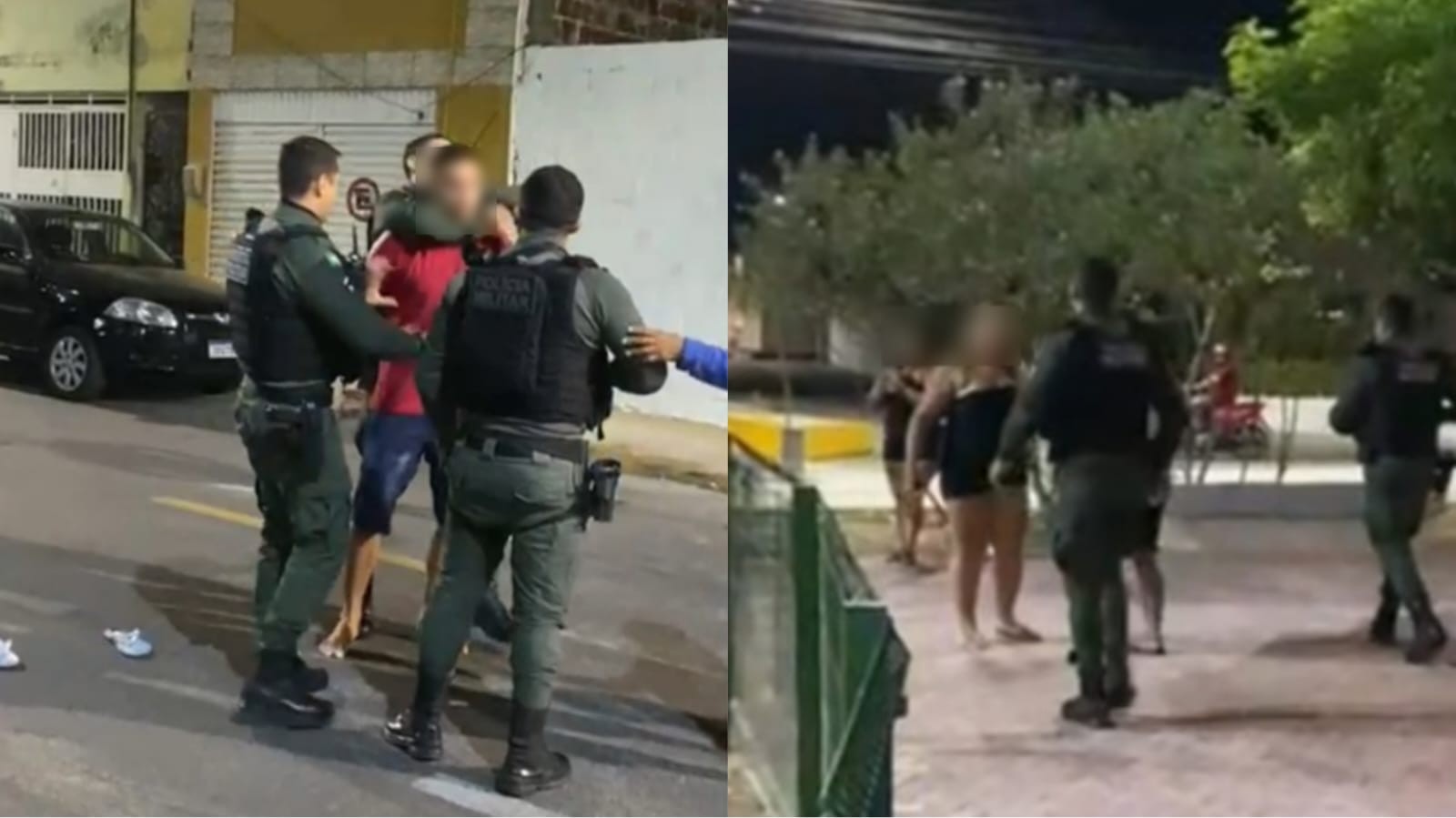 Vídeo: casal é preso após reagir a abordagem de policiais militares no Ceará