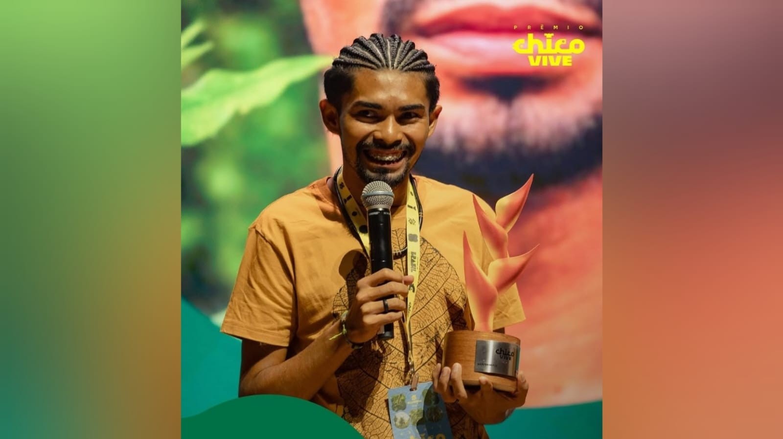 Jovem liderança ambiental de Santarém vence prêmio nacional 'Chico Mendes Vive'