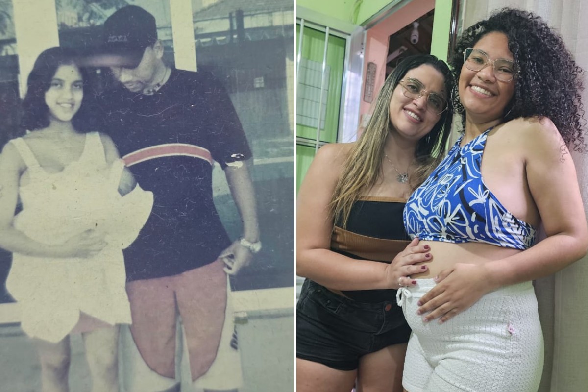 'Três Graças' da vida real: mãe aos 16, avó aos 37 e uma história de superação digna de novela