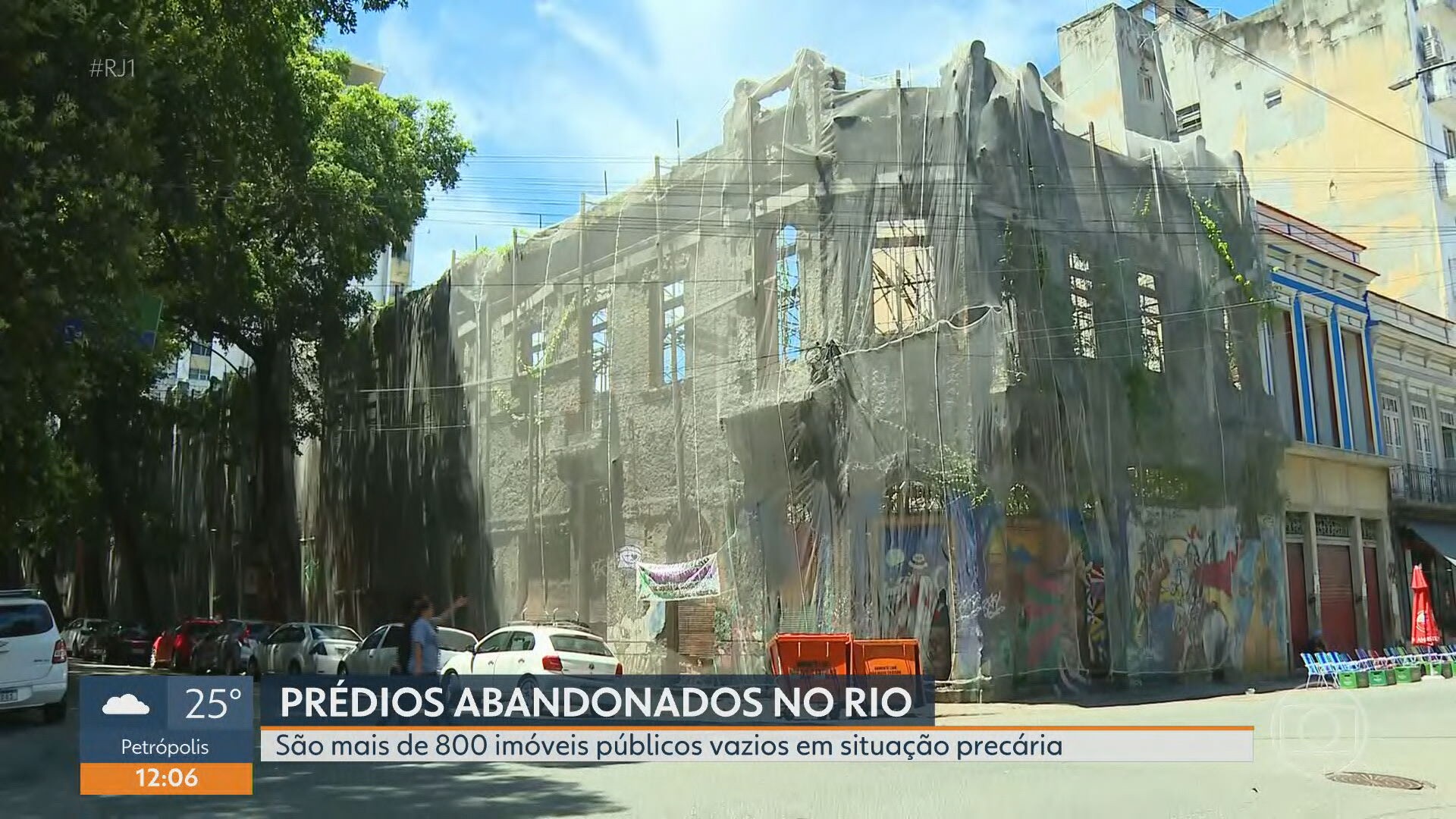 Oitocentos imóveis estão abandonados no Rio, aponta levantamento