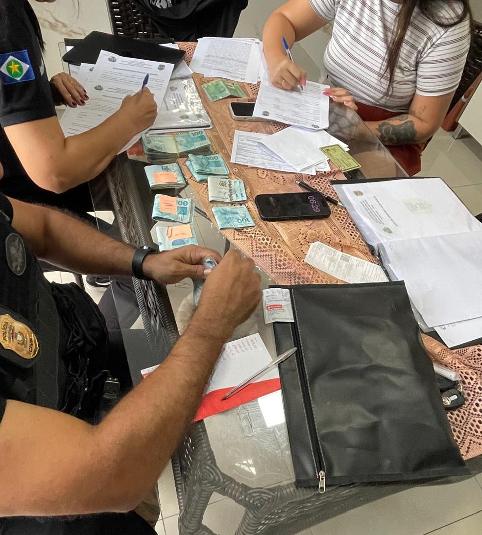 Esquema usava empresas com documentação regular apenas no papel, sem capacidade de funcionamento. — Foto: Polícia Civil de Mato Grosso