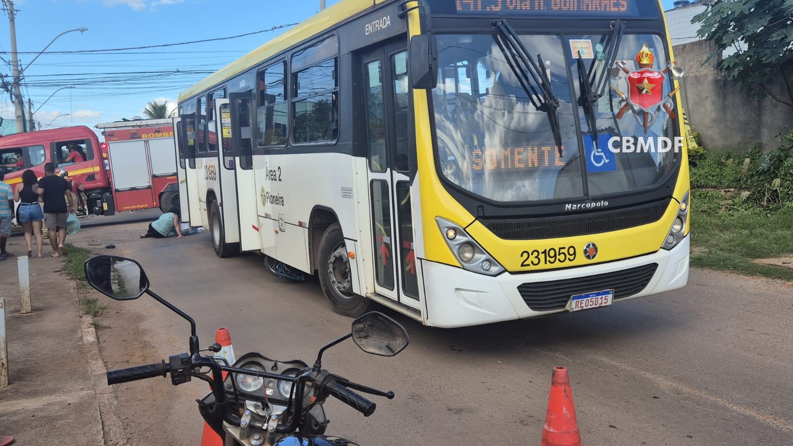 Criança de 7 anos morre atropelada por  ônibus no DF