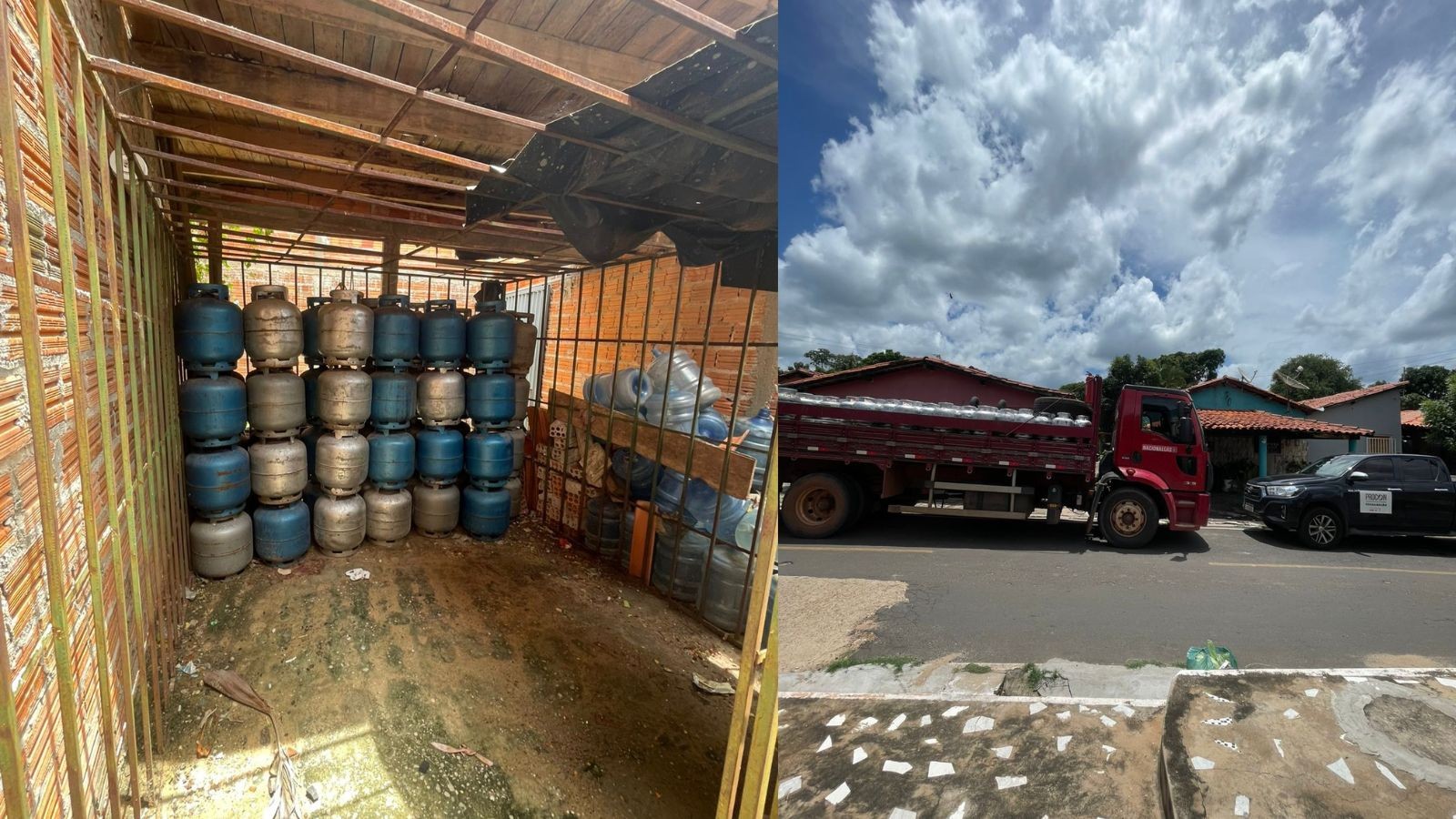 Mais de 300 botijões são apreendidos em fiscalização de revendas de gás em municípios do Piauí 