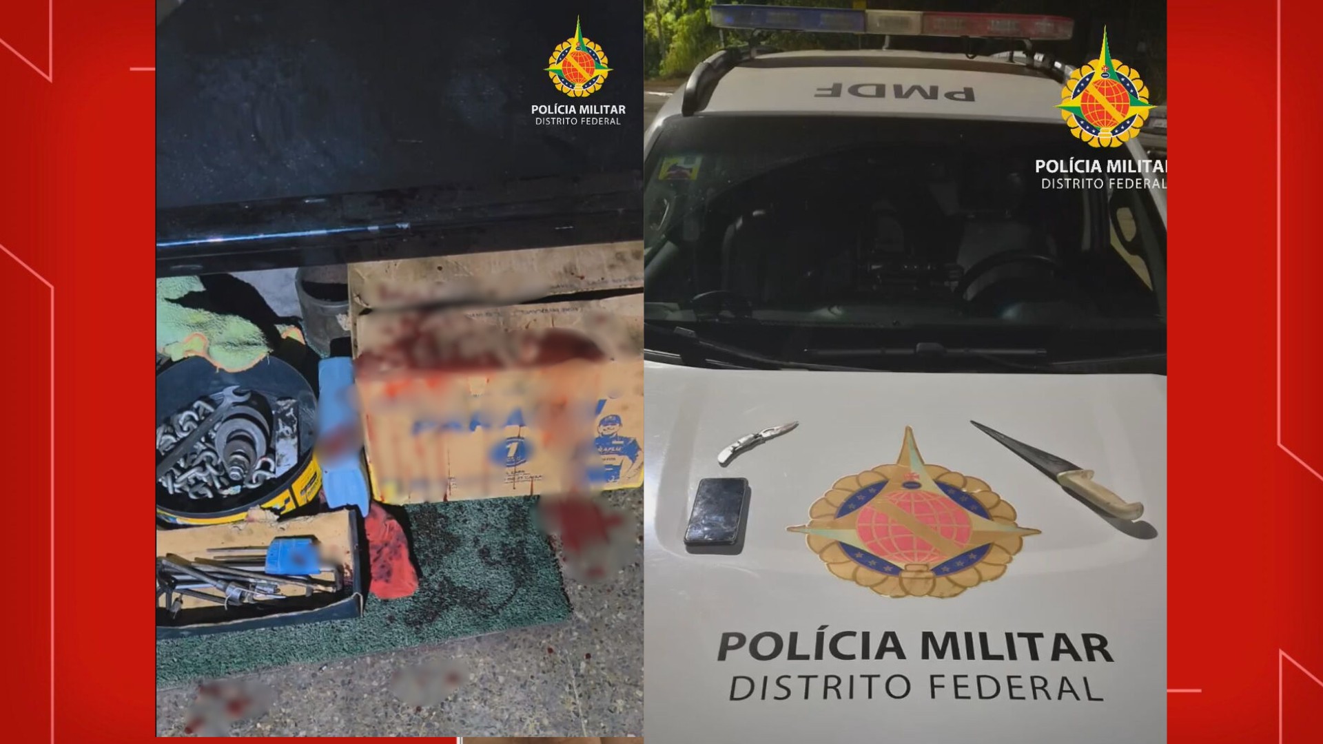 Suspeito de esfaquear colega de trabalho é preso no DF