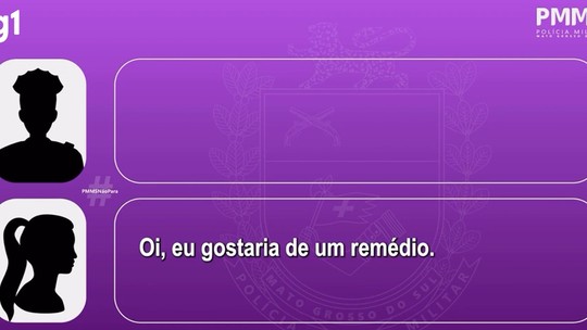 Mulher pede dipirona para denunciar violência doméstica em MS