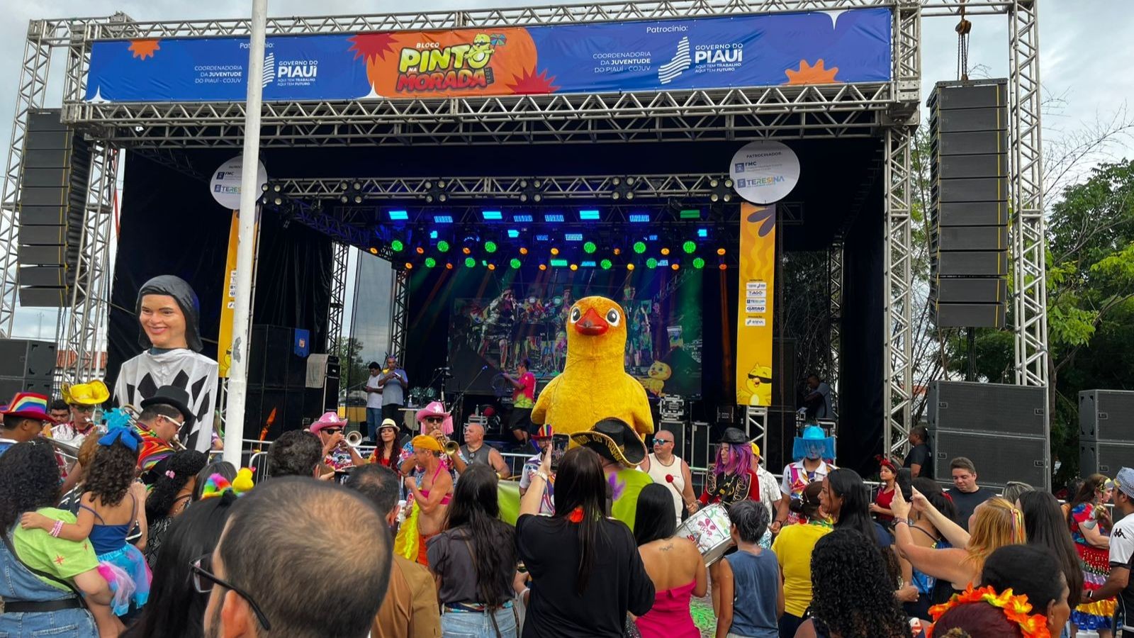 Carnaval 2026: Blocos arrastam foliões para ruas de Teresina neste sábado (14); veja imagens