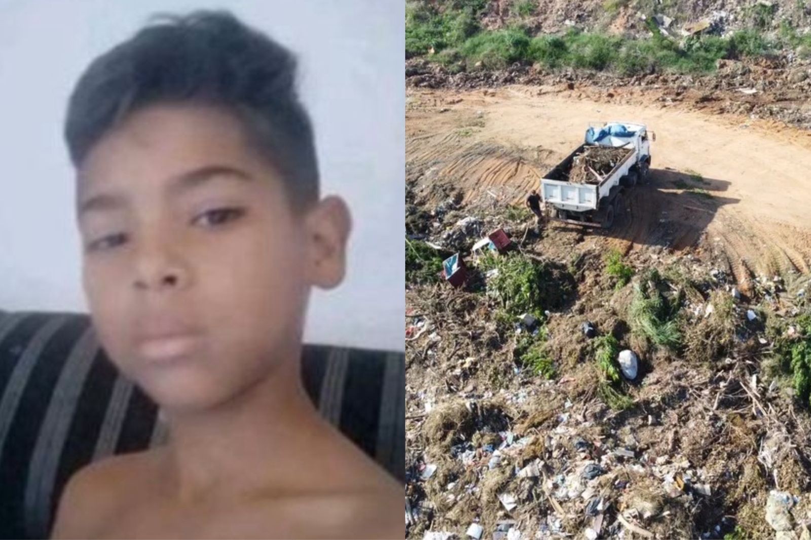 Menino de 12 anos morre atropelado por trator enquanto dormia em aterro de Teresina