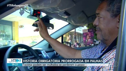 Prazo para vistoria obrigatória de táxis é prorrogado em Palmas