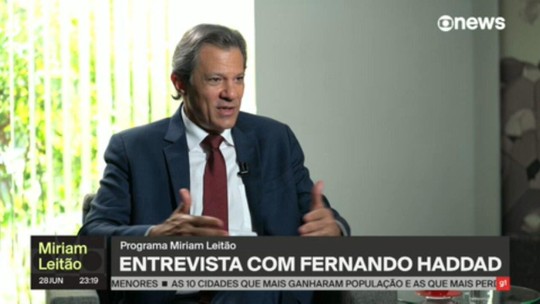 Haddad diz que reforma tributária acabará com a 'guerra fiscal' - Programa: GloboNews Miriam Leitão 