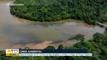 Presidente da Fundação de Meio Ambiente comenta descarte de óleo no rio do Parque Cesamar