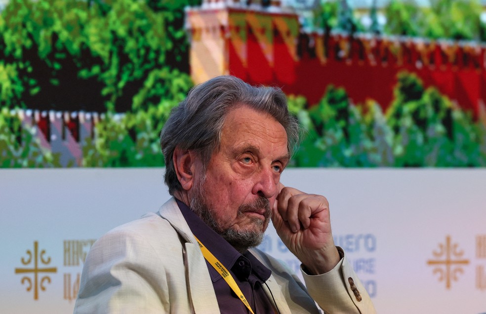 Errol Musk, pai de Elon Musk, em foto de 2025 — Foto: REUTERS/Shamil Zhumatov