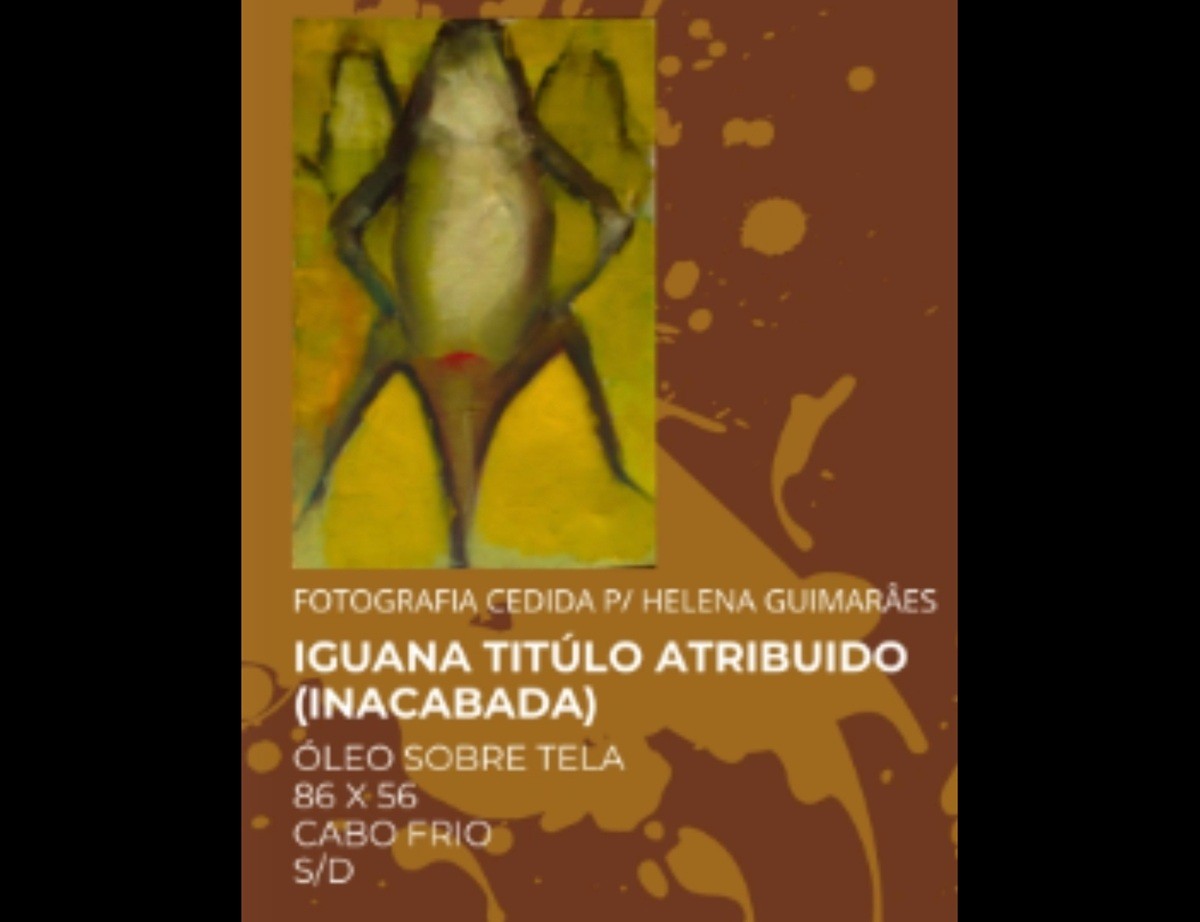 Obra 'Iguana' desaparece do acervo do Charitas, em Cabo Frio, e caso vai à polícia