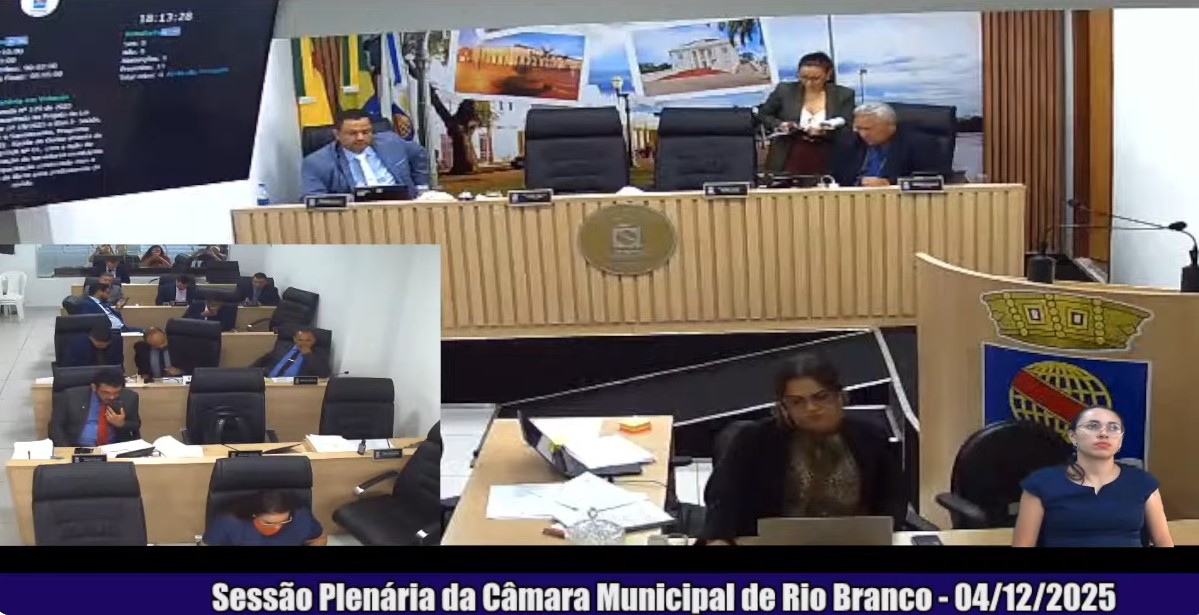 Com 90 emendas, Plano Plurianual 2026/2029 é aprovado por vereadores de Rio Branco