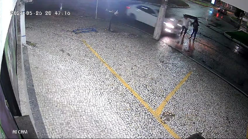 Casal é atropelado e motorista foge no bairro Braga, em Cabo Frio