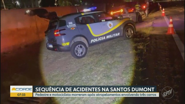 Sequência de acidentes na Santos Dumont causa duas mortes， em Indaiatuba