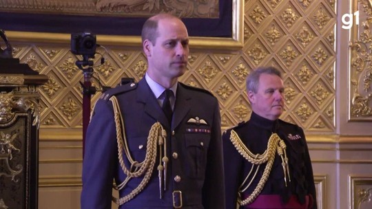 Com rei em tratamento e esposa em repouso, príncipe William retoma sozinho agenda da família real  - Programa: G1 Mundo 