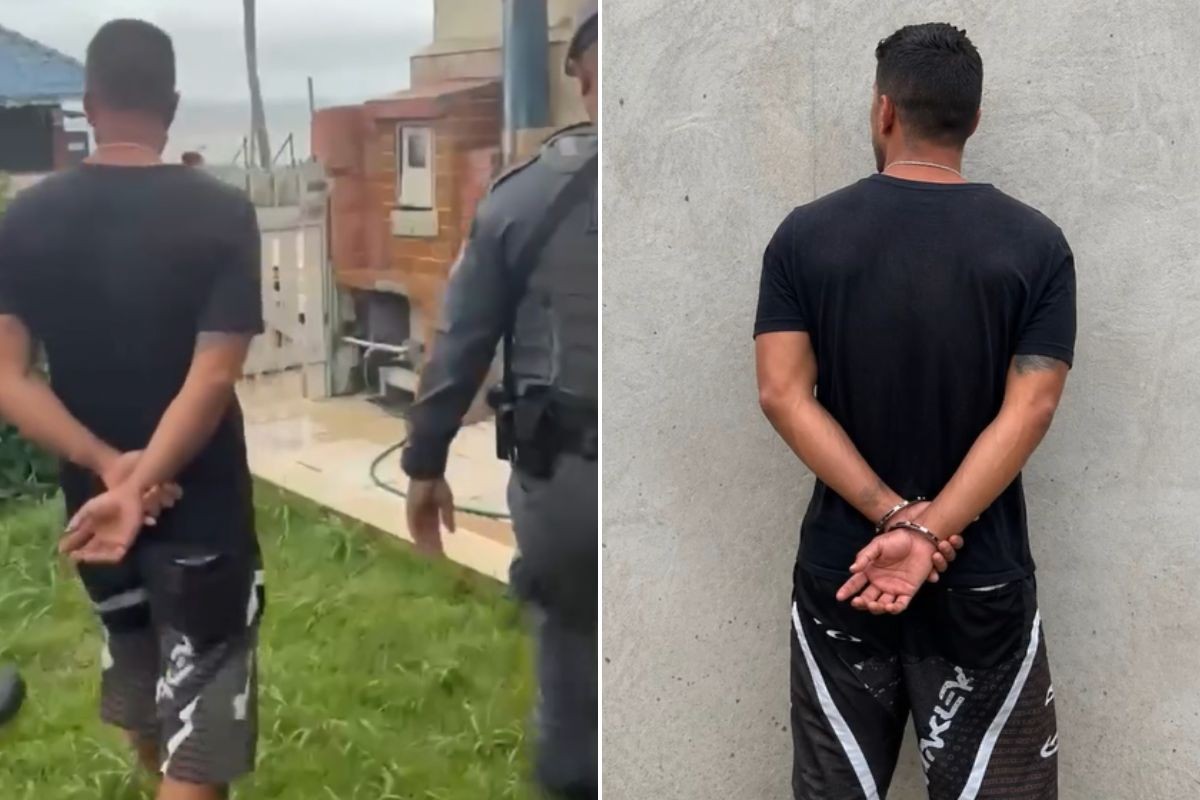 Procurado por atirar contra a casa da ex é encontrado dentro de freezer no litoral de SP; VÍDEO