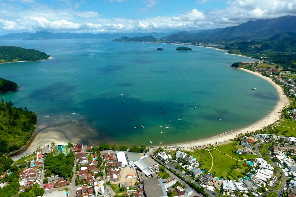 Caraguatatuba, no Litoral Norte de SP — Foto: Divulgação/Prefeitura de Caraguatatuba