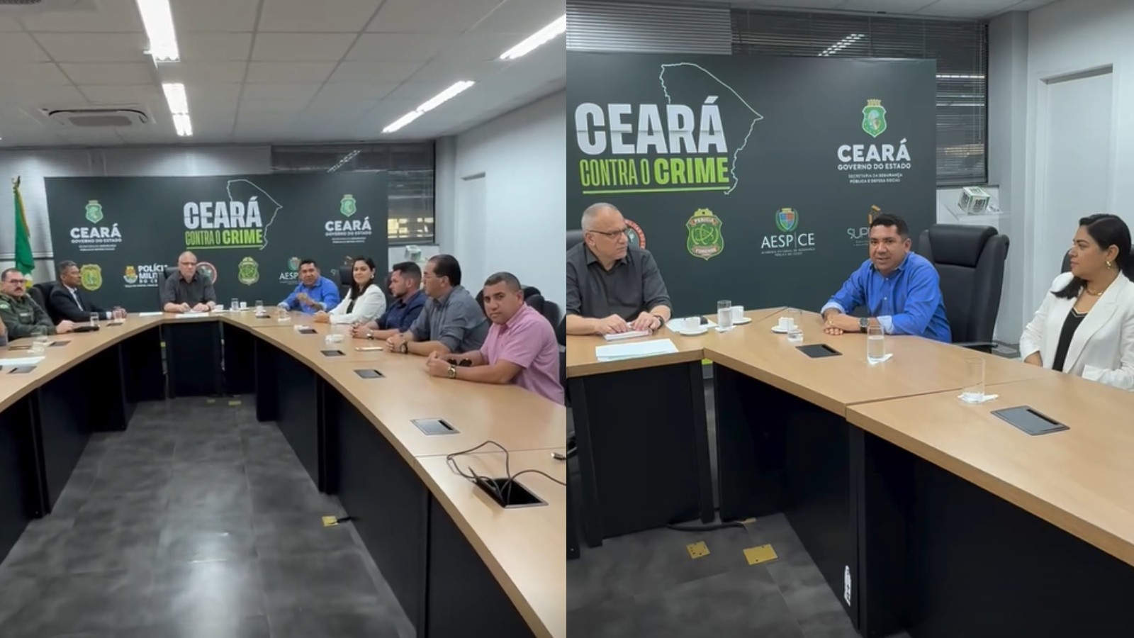 Prefeito de Itapajé e membros do governo debaterem segurança horas antes de chacina na cidade