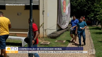 Candidatos do concurso da GM de Palmas são chamados para quinta etapa