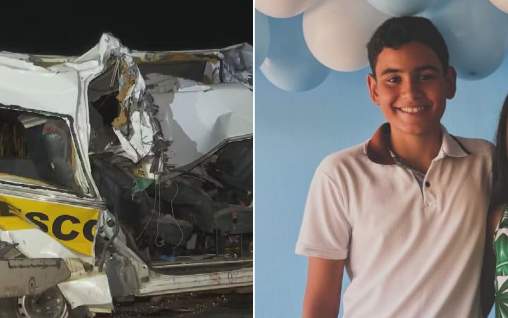 Estudante morto em acidente que matou mais quatro adolescentes tinha pedido para não ir à escola, diz família