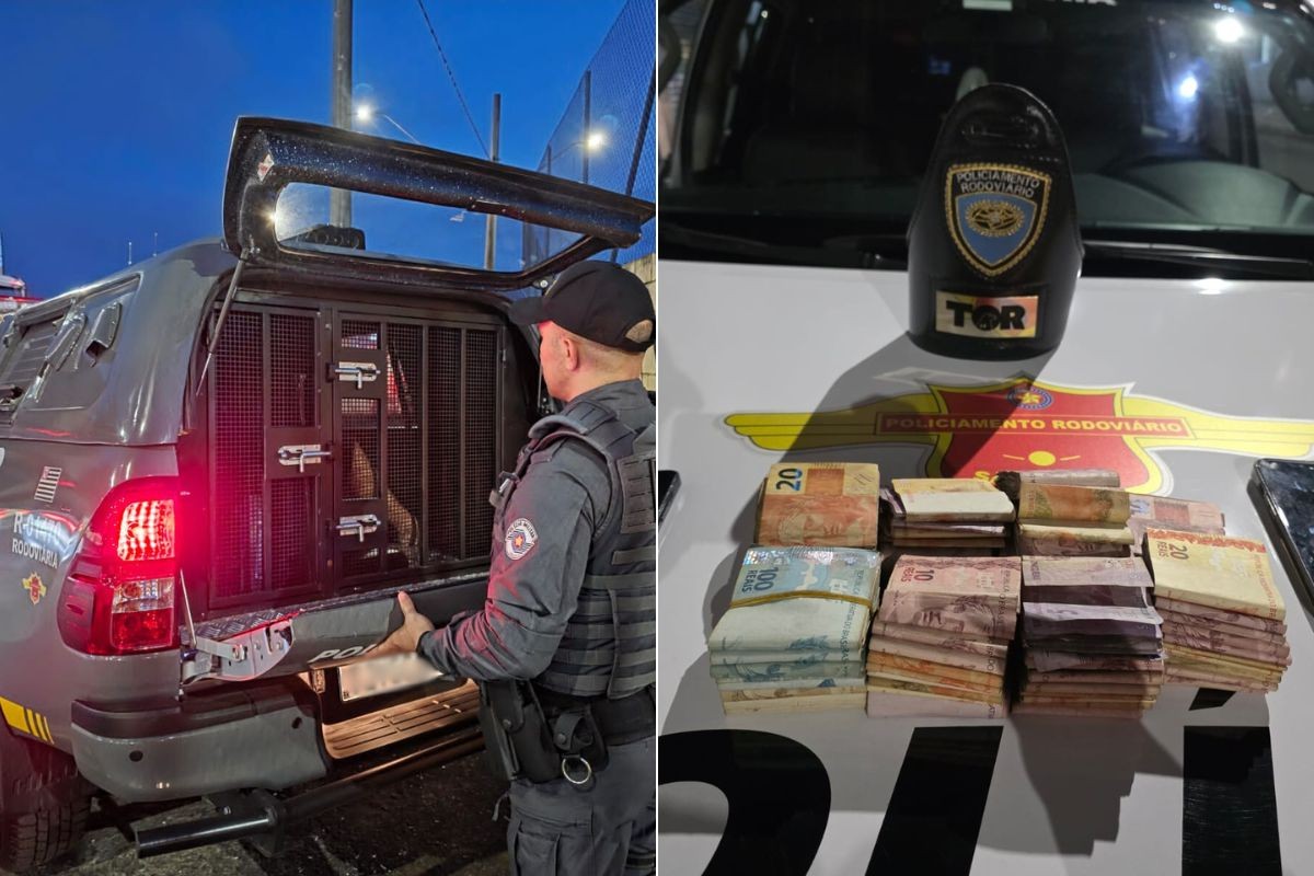 Motociclista detido com R$ 15 mil na Imigrantes confessa ter recolhido dinheiro em pontos de tráfico, muda versão e é liberado